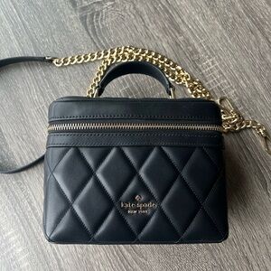 Kate Spade Carey Trunk crossbody bag in black